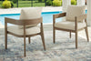 Sillón de comedor Serene Bay para exterior con cojín (juego de 2)