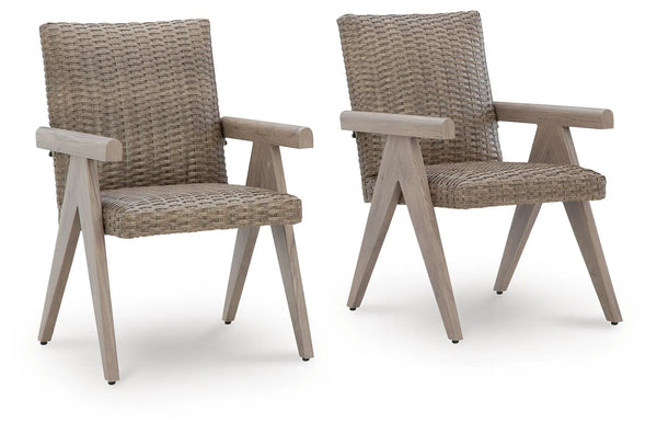 Sillón de exterior Carisbo (juego de 2)