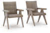 Sillón de exterior Carisbo (juego de 2)
