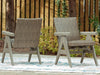 Carisbo Sillón Mecedor para Exterior (Juego de 2)
