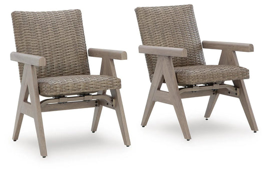 Carisbo Sillón Mecedor para Exterior (Juego de 2)