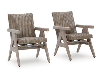 Carisbo Sillón Mecedor para Exterior (Juego de 2)