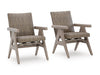 Carisbo Sillón Mecedor para Exterior (Juego de 2)
