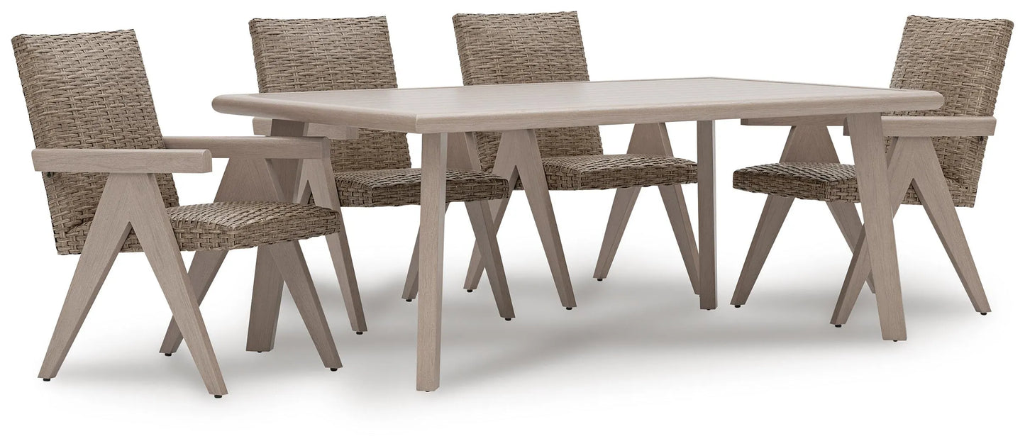 Paquete de comedor de exterior de 5 piezas