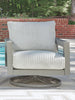 Sillón giratorio para exterior Moonlight View con cojín