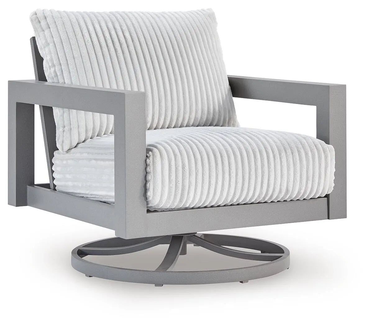 Sillón giratorio para exterior Moonlight View con cojín