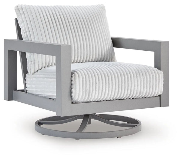 Sillón giratorio para exterior Moonlight View con cojín