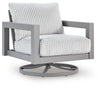 Sillón giratorio para exterior Moonlight View con cojín