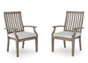 Sillón de exterior Rainier Ranch con cojín (juego de 2)