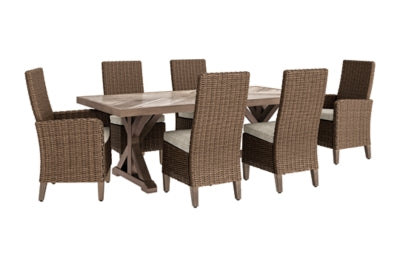 Juego de comedor para exteriores de 7 piezas