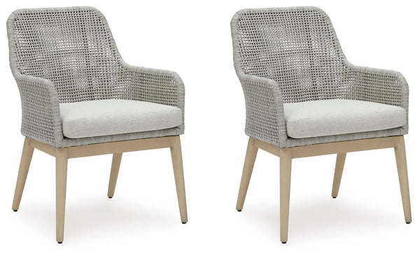 Sillón de comedor Seton Creek para exterior (Juego de 2)