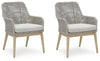 Sillón de comedor Seton Creek para exterior (Juego de 2)