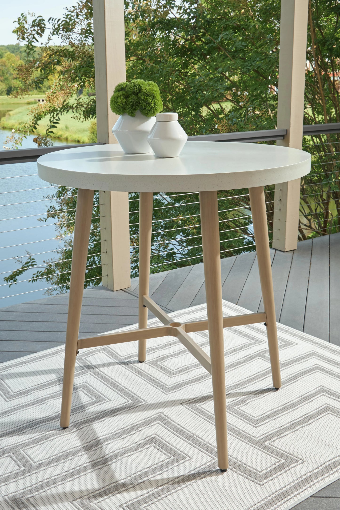 Mesa de bar para exteriores Seton Creek