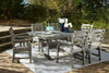 Outdoor Dining Table with 6 Chairs