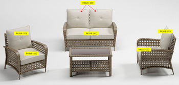Cojín de asiento Braylee