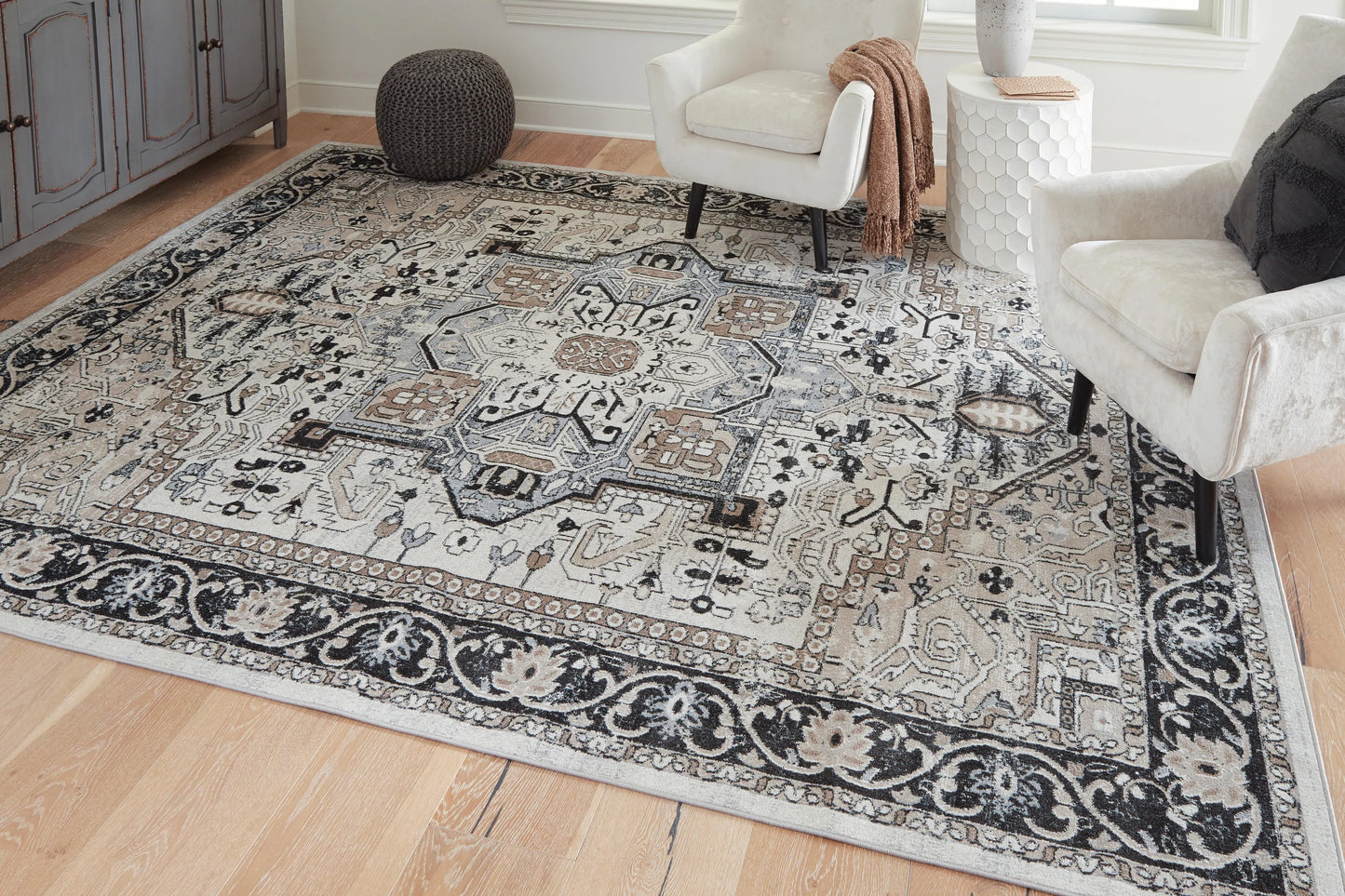 Alfombra lavable Gregmoore de 2,36 m x 3,02 m