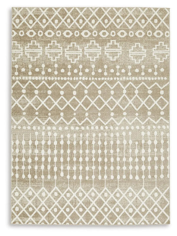 Alfombra lavable Bunchly de 4'11" x 7'2"