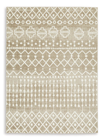 Alfombra lavable Bunchly de 4'11" x 7'2"