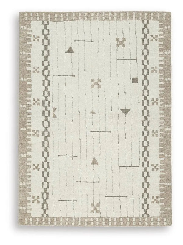 Alfombra de área Dot de 5' x 7'