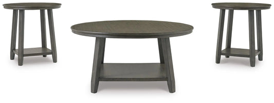 Mesa auxiliar Caitbrook (juego de 3)