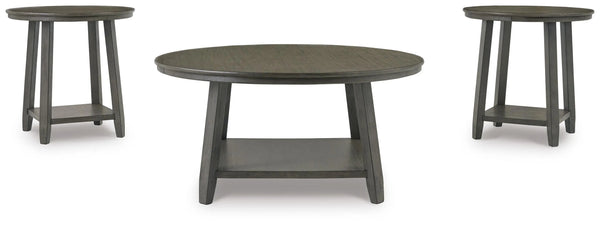 Mesa auxiliar Caitbrook (juego de 3)