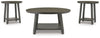 Mesa auxiliar Caitbrook (juego de 3)