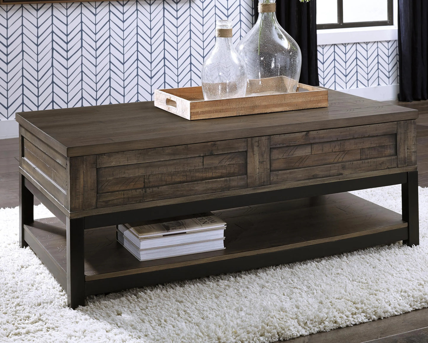 Mesa de centro Johurst con tapa elevable