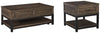 Paquete de mesa de 2 piezas