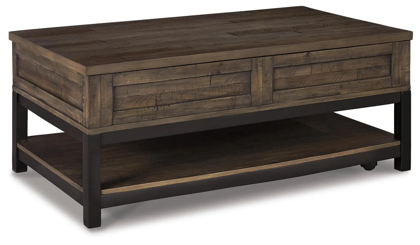 Mesa de centro Johurst con tapa elevable