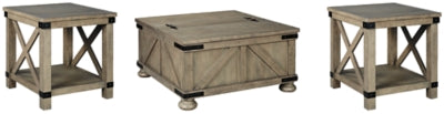 Paquete de mesa auxiliar de 3 piezas