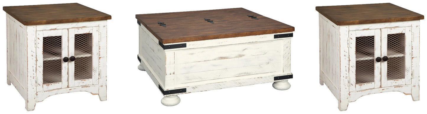 Paquete de mesa auxiliar de 3 piezas