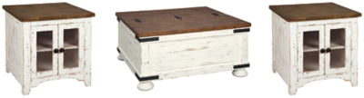 Paquete de mesa auxiliar de 3 piezas