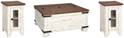 Paquete de mesa auxiliar de 3 piezas
