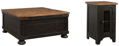 Paquete de mesa de 2 piezas