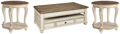 Paquete de mesa auxiliar de 3 piezas