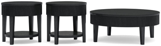 Paquete de mesa auxiliar de 3 piezas