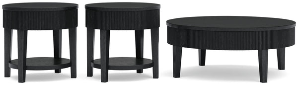 Paquete de mesa auxiliar de 3 piezas