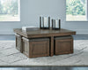 Boardernest Coffee Table with 4 Stools