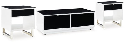 Paquete de mesa auxiliar de 3 piezas