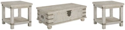 Paquete de mesa auxiliar de 3 piezas