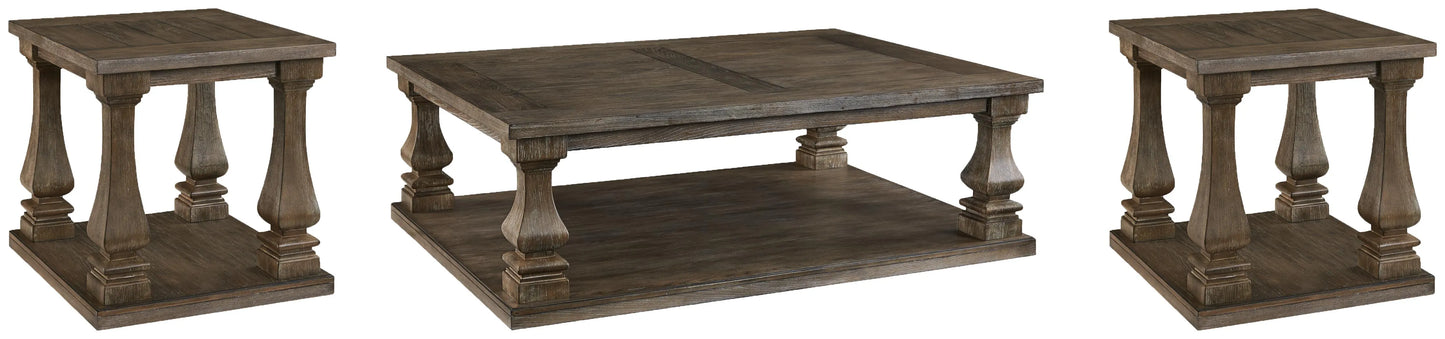 Paquete de mesa auxiliar de 3 piezas