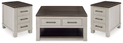 Paquete de mesa auxiliar de 3 piezas