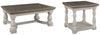 Paquete de mesa de 2 piezas