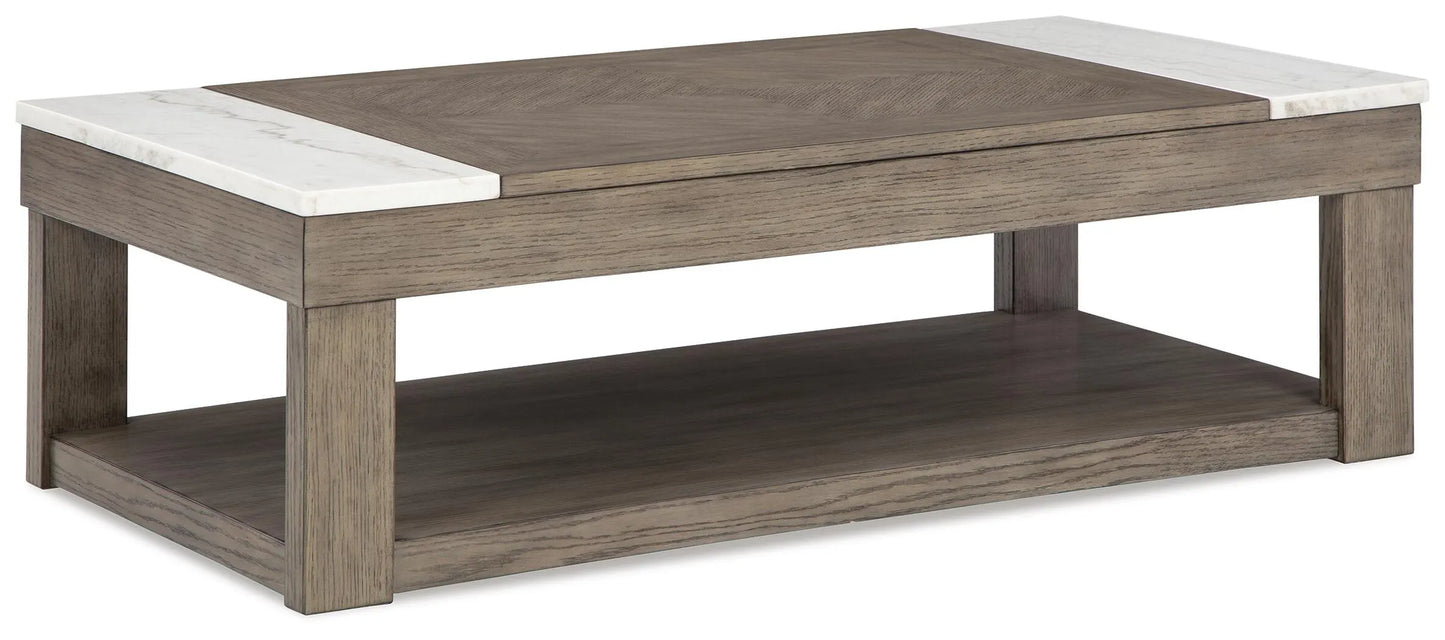 Mesa de centro con tablero elevable Loyaska