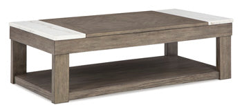 Mesa de centro con tablero elevable Loyaska