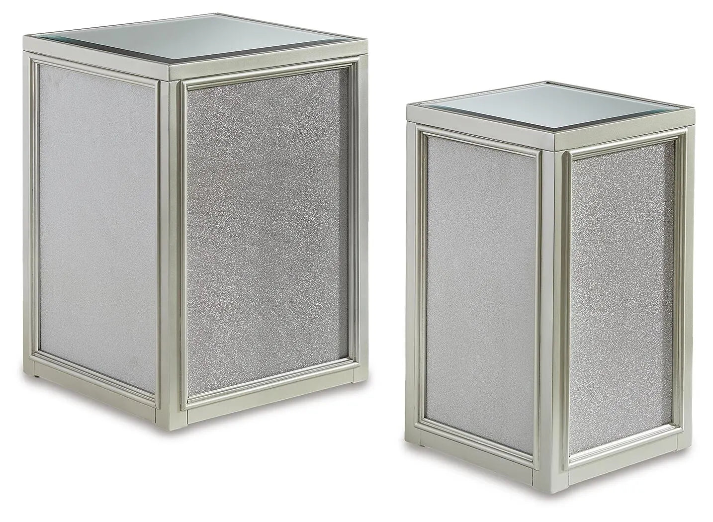 Mesa auxiliar apilable Traleena (juego de 2)