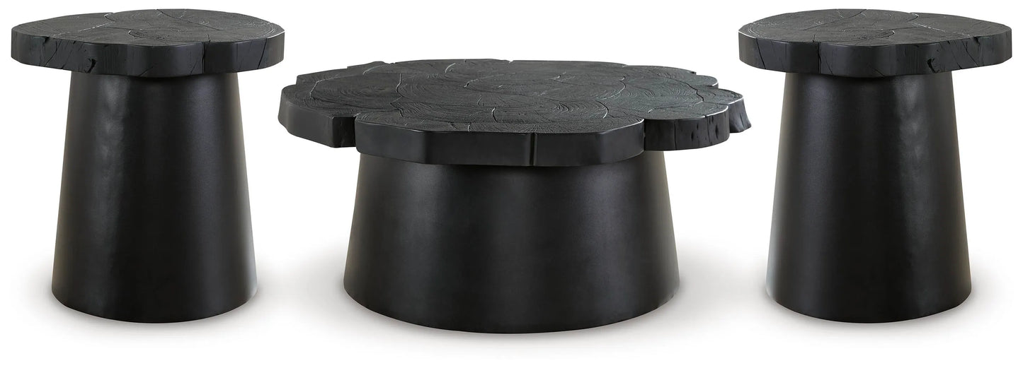 Paquete de mesa auxiliar de 3 piezas