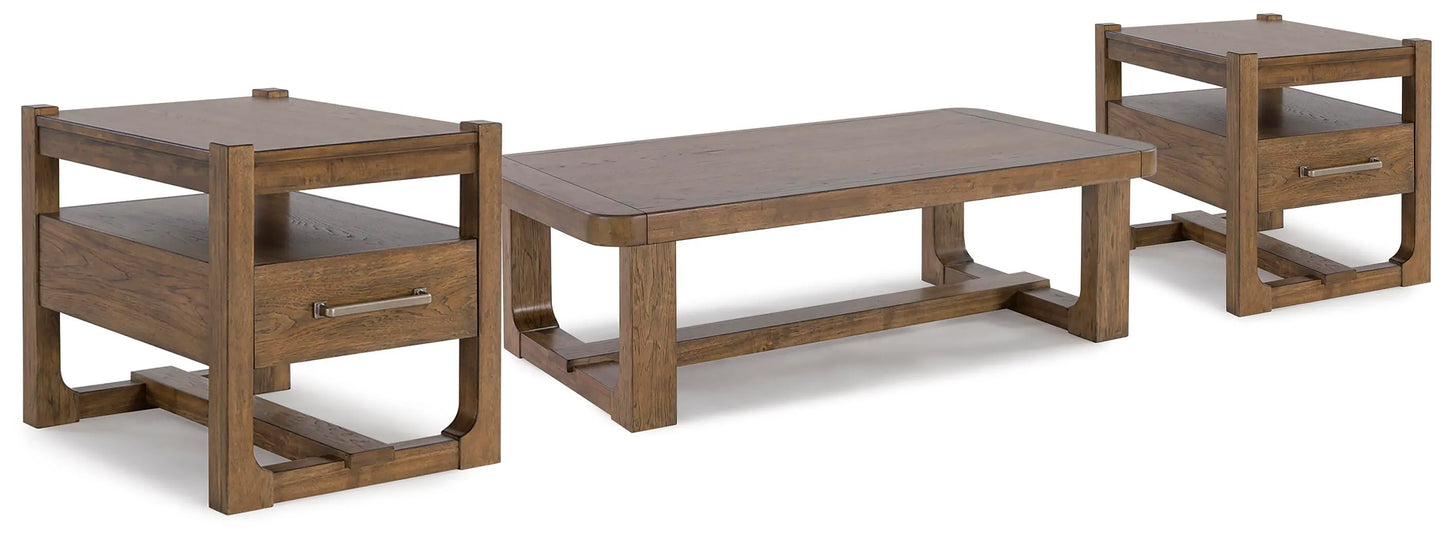 Mesa de centro Cabalynn y 2 mesas auxiliares