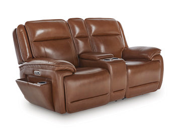 Sofá reclinable biplaza Healy Pier Power con consola