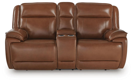 Sofá reclinable biplaza Healy Pier Power con consola